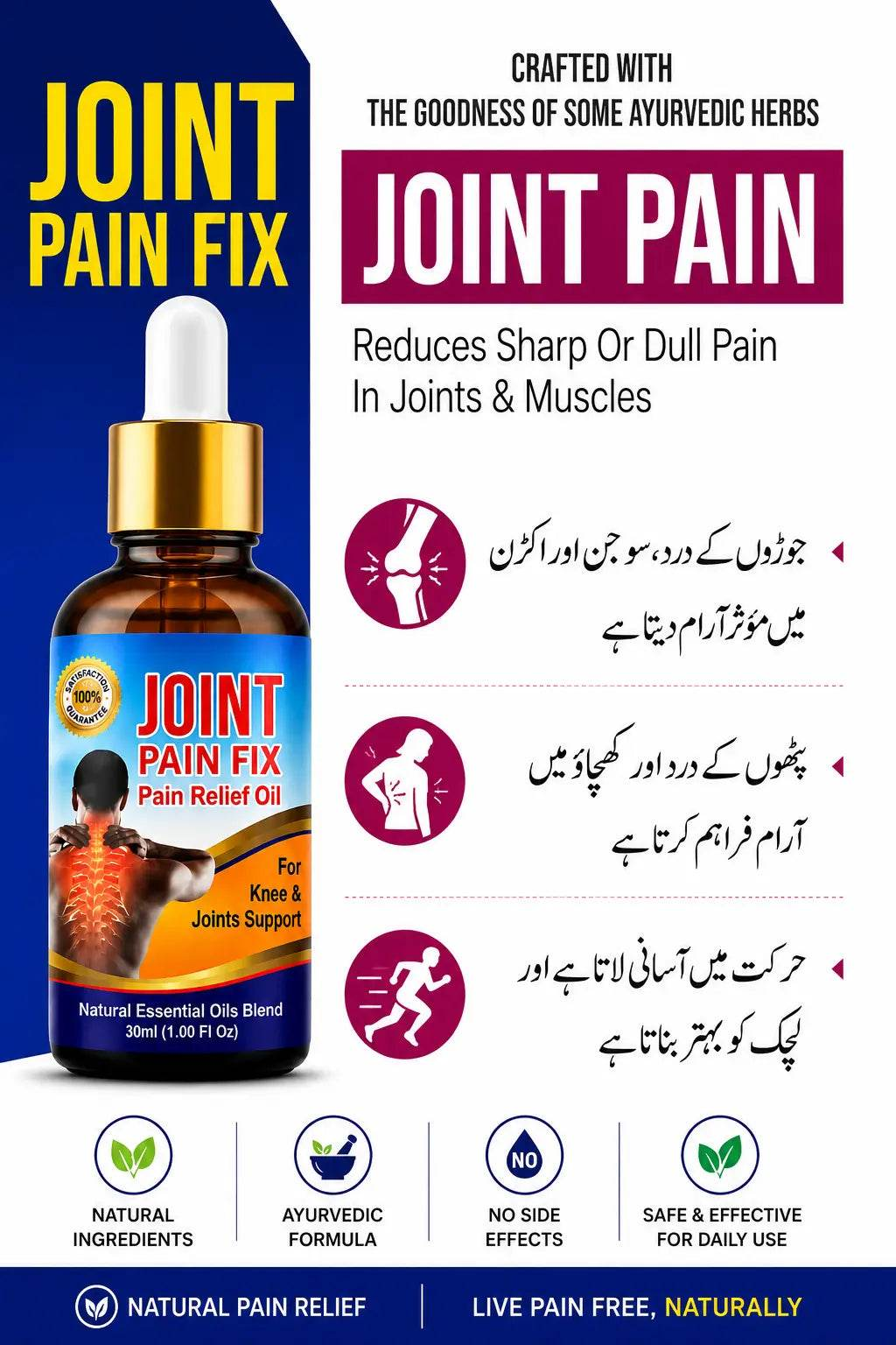 Jodon Ki Massage Ke Liye Herbal Oil | Glowixo Glowixo.store